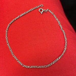 Sterling anklet